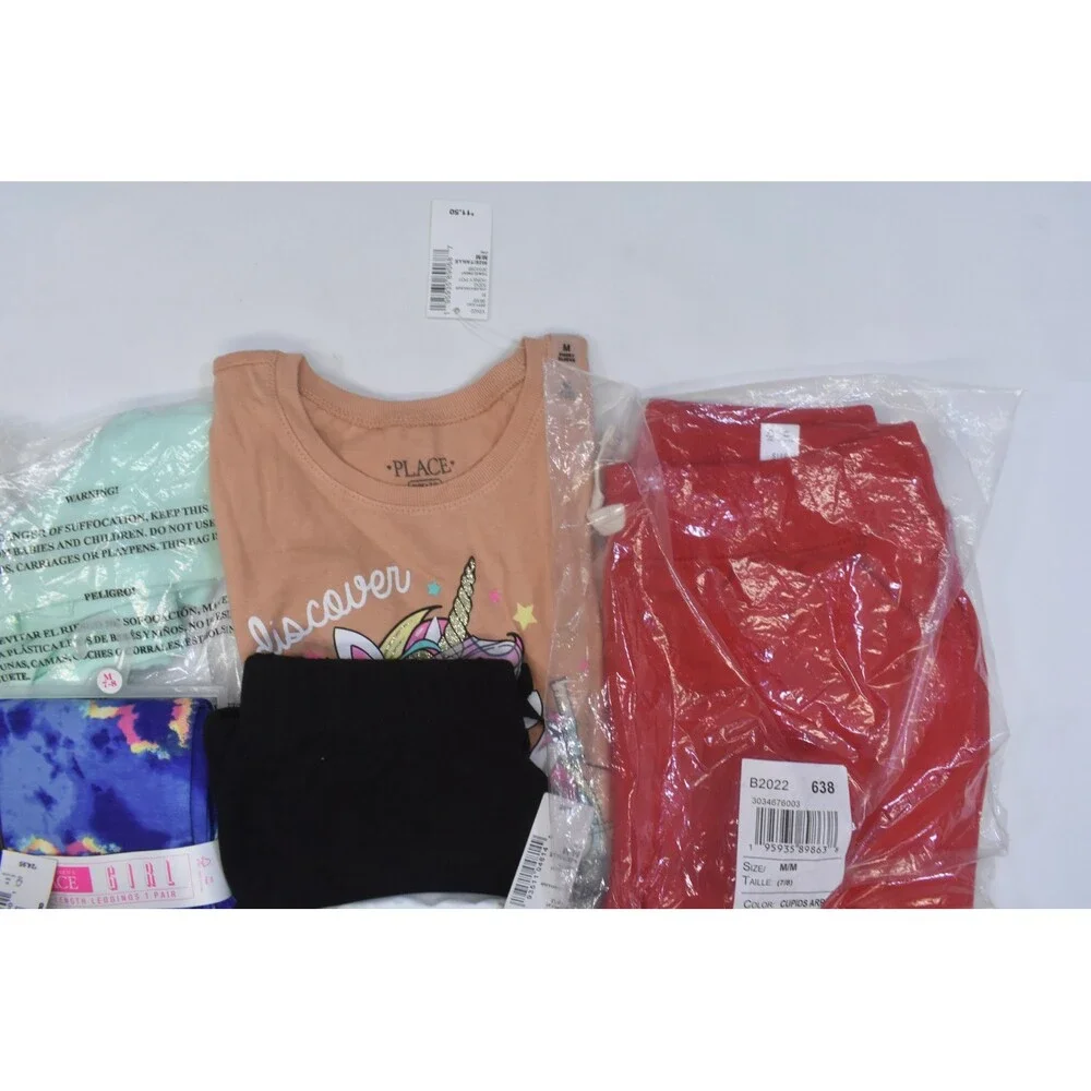 The Childrens Place Bulk Lot Of 10 Girls Size Medium 7/8 Mix Season Tops Bottoms